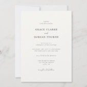 Elegante eenvoudige minimale neutrale aardetoon br kaart (Voorkant)