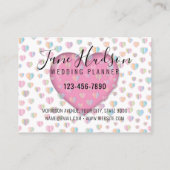 Elegante eenvoudige minimalistische bewerkbare vis visitekaartje (Achterkant)