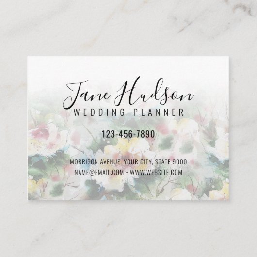 Elegante eenvoudige minimalistische bewerkbare vis visitekaartje (Achterkant)