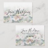 Elegante eenvoudige minimalistische bewerkbare vis visitekaartje (Voorkant / Achterkant)