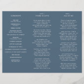 Elegante eenvoudige minimalistische moderne bruilo (Achterkant)