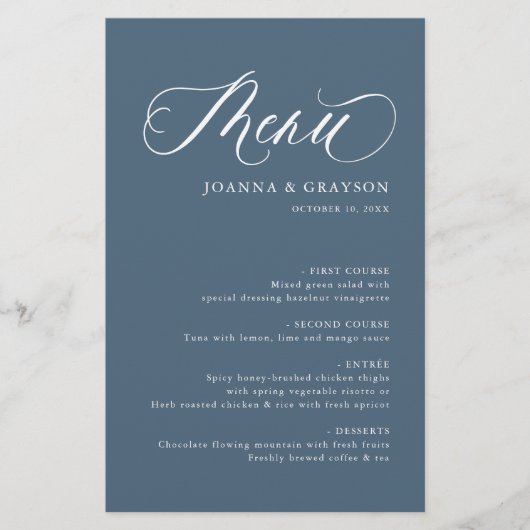 Elegante eenvoudige minimalistische moderne bruilo (Voorkant)