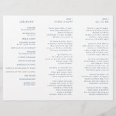 Elegante eenvoudige minimalistische moderne bruilo (Achterkant)