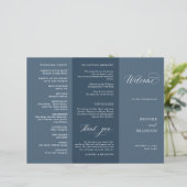 Elegante eenvoudige minimalistische moderne bruilo (Staand voorkant)