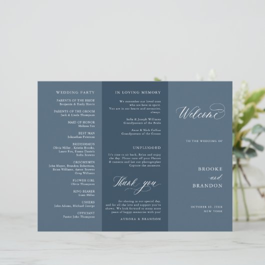 Elegante eenvoudige minimalistische moderne bruilo (Staand voorkant)