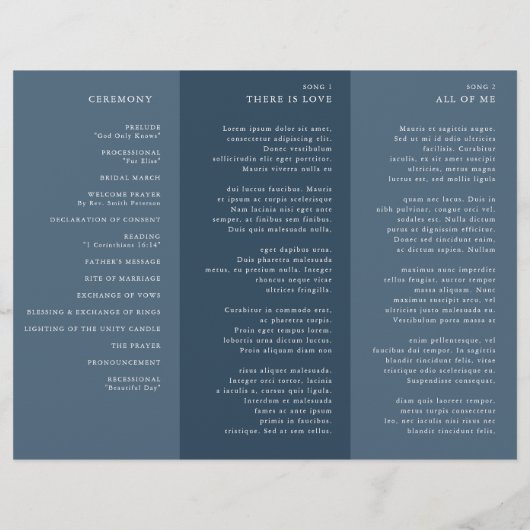 Elegante eenvoudige minimalistische moderne bruilo (Achterkant)