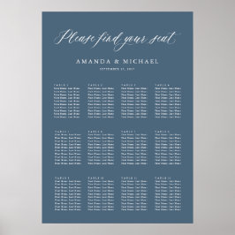 Elegante eenvoudige minimalistische moderne zithoe poster