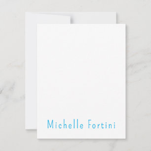 Elegante Eenvoudige Minimalistische Notitiekaartje