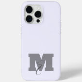 Elegante eenvoudige minimalistische pastel initial Case-Mate iPhone case (Achterkant)