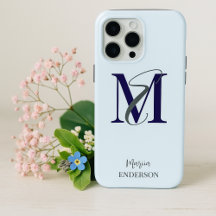Elegante eenvoudige minimalistische pastel initial