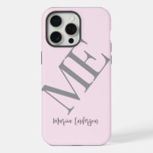 Elegante eenvoudige minimalistische pastel initial
