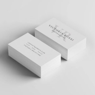 Elegante Eenvoudige Minimalistische Stijl Basis Th Visitekaartje
