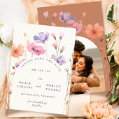 Elegante Eenvoudige Mocha Mousse Rustieke Neutrale Save The Date