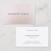 Elegante eenvoudige moderne professionele trendy S Visitekaartje (Voorkant / Achterkant)