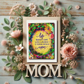 Elegante Eenvoudige Moeder Grappige Spreuk Moederd Kaart