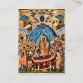 Elegante, eenvoudige orthodoxe begrafenisgebed Kaa Plaatskaartje (Achterkant)