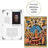 Elegante, eenvoudige orthodoxe begrafenisgebed Kaa Plaatskaartje