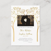 Elegante Eenvoudige Orthodoxe Trouw Gebedskaart Plaatskaartje (Voorkant)