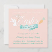 Elegante Eenvoudige Paaseierjacht Kaart (Voorkant)