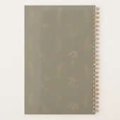 Elegante eenvoudige prachtige foto naam gepersonal planner (Achterkant)