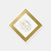 ELEGANTE EENVOUDIGE SCHOON FAUX GOLD BAR BAT MITZV SERVET (Hoek)