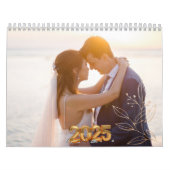 Elegante eenvoudige speelse script familie foto's kalender (Hoes)
