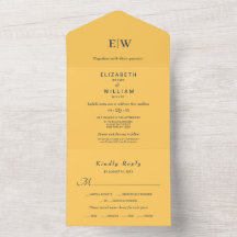 Elegante Eenvoudige Straal Bloem met Monogram Huwe