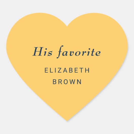 Elegante Eenvoudige Straal Bloem met Monogram Huwe Hart Sticker (Voorkant)