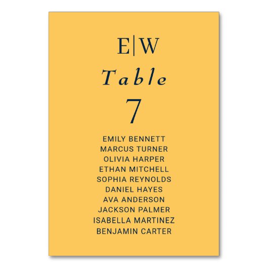 Elegante Eenvoudige Straal Bloem met Monogram Huwe Kaart (Voorkant)