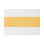 Elegante Eenvoudige Straal Bloem met Monogram Huwe Uitnodigingen Wikkel (Achterkant Voorbeeld)