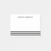 Elegante eenvoudige strepen post-it® notes (Voorkant)