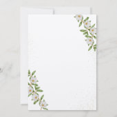 Elegante eenvoudige uitnodiging (Achterkant)