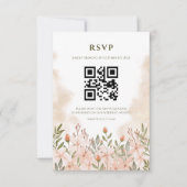 Elegante eenvoudige Wildflower RSVP (Voorkant)