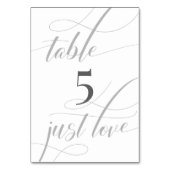 Elegante eenvoudige witte grijze minimalistische k kaart (Achterkant)