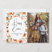 Elegante Eenvoudige Zoete lente bloemige Pasen Por Feestdagenkaart (Voorkant)