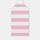 Elegante eerste heilige communie dank u roze cadeaulabel (Achterkant)