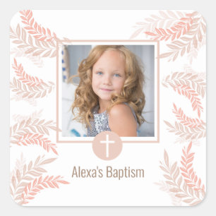 Elegante Eerste Heilige Communie Stickers & Labels