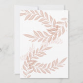 Elegante Eerste Heilige Communie Uitnodiging met F (Achterkant)