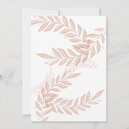 Elegante Eerste Heilige Communie Uitnodiging met F (Achterkant)