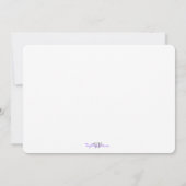 Elegante eerste heilige communie uitnodiging voor  (Achterkant)