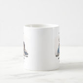 Elegante eerste kerst betrokken foto minimaal koffiemok (Center)