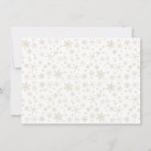 Elegante eerste kerstviering Save the Date (Achterkant)