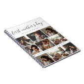 Elegante eerste Moederdag aangepaste fotocollage Notitieboek (Rechterzijde)