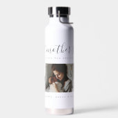 Elegante eerste Moederdag aangepaste fotocollage Waterfles (Links)