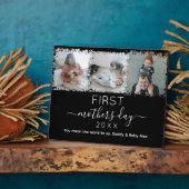 Elegante eerste moederdag fotocollage fotoplaat (Zijkant)