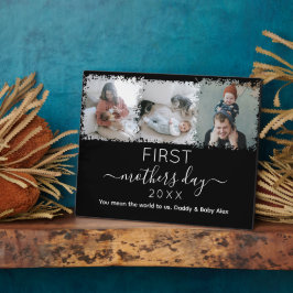 Elegante eerste moederdag fotocollage fotoplaat