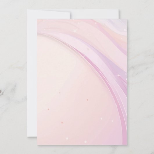 Elegante eerste verjaardag Pink Butterflies Party Kaart (Achterkant)