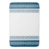 Elegante Eeuwige Levenscyclus Mongoolse Patroon Badmat (Voorkant Verticaal)