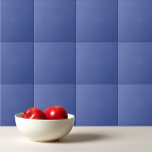 Elegante effen kleur effen Amparo Blue Tegeltje<br><div class="desc">Elegante effen kleur effen Amparo Blue ontwerp.</div>