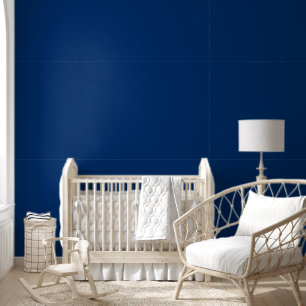 Elegante effen navy blauwe kleur monochromatisch behang